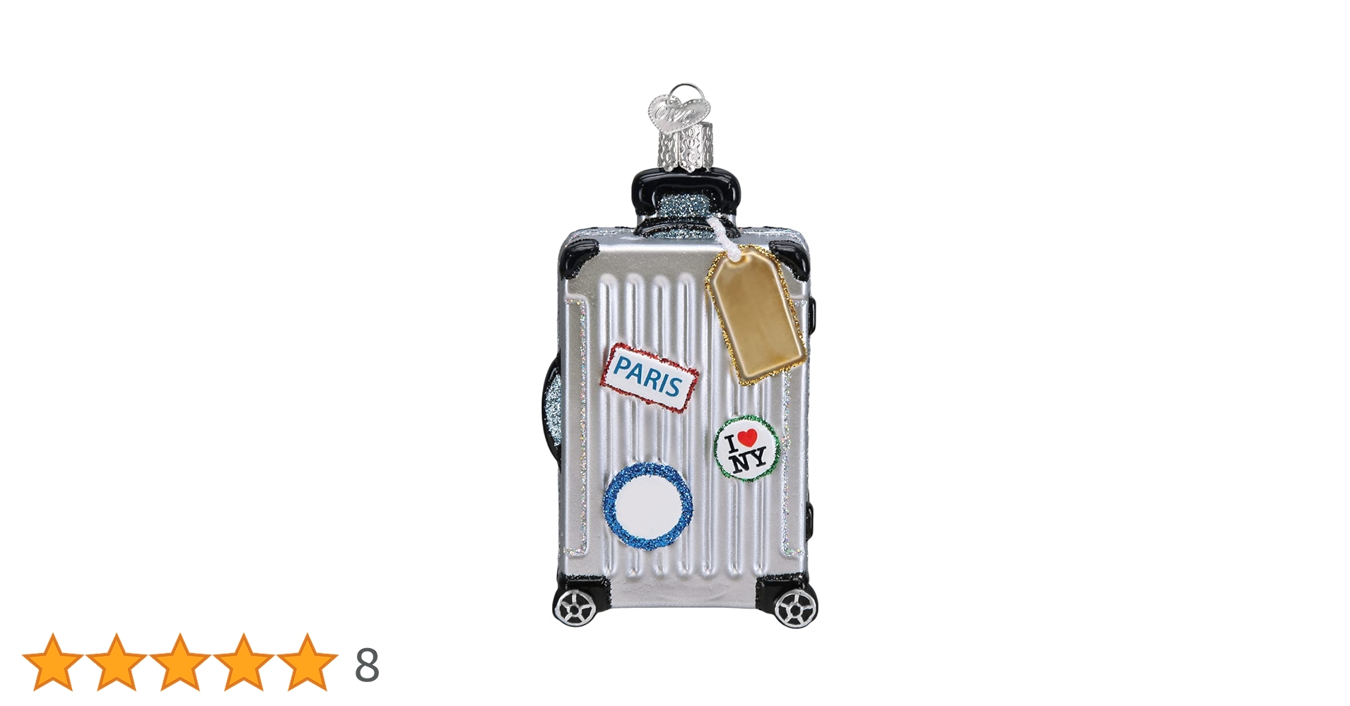 Amazon.co.jp: Old World Christmas ローリングスーツケース 吹き Amazon.co.jp: Old World Christmas ローリングスーツケース 吹き